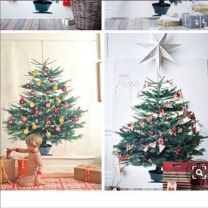 Ikea VINTER 2014 Christmas Tree fabric panel